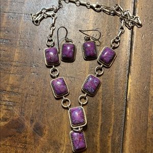 Necklace and earrings